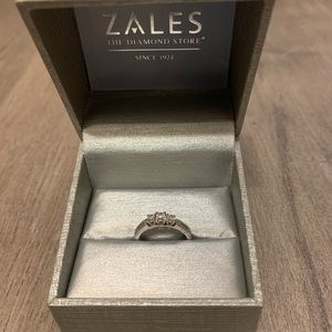 Zales three stone ring